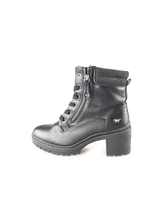 Mustang Schnürstiefel Schwarz 191062