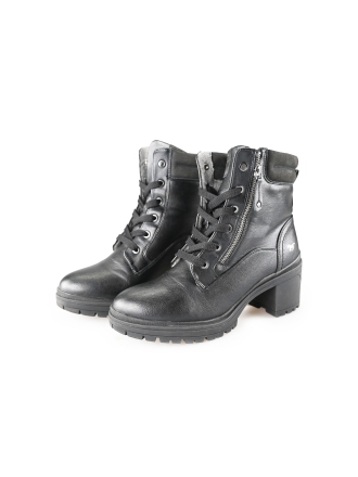 Mustang Schnürstiefel Schwarz 191062