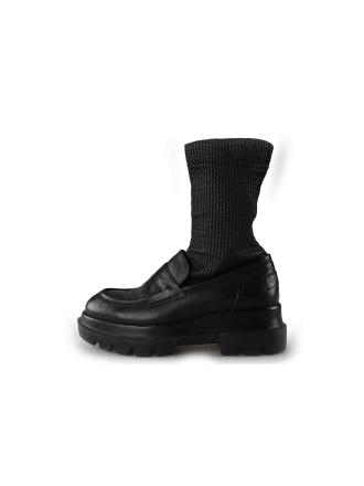 Shabbies Stiefeletten Schwarz 192181