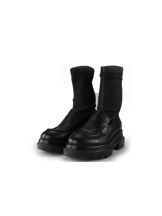 Shabbies Stiefeletten Schwarz 192181