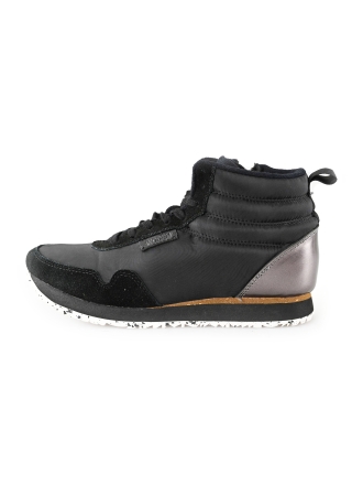 Woden Hohe Sneaker Schwarz 192437