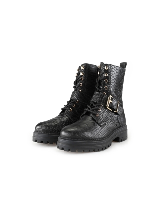 Omoda Schnürstiefel Schwarz 193169