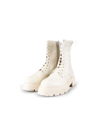 EBL8790 Schnürstiefel Beige 193714