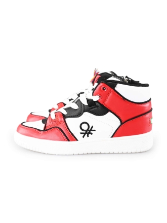 United Colors of Benetton Hohe Sneaker Rot 194055