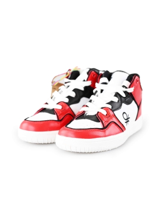 United Colors of Benetton Hohe Sneaker Rot 194055