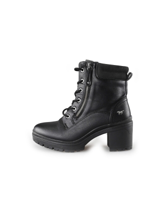 Mustang Schnürstiefel Schwarz 194515