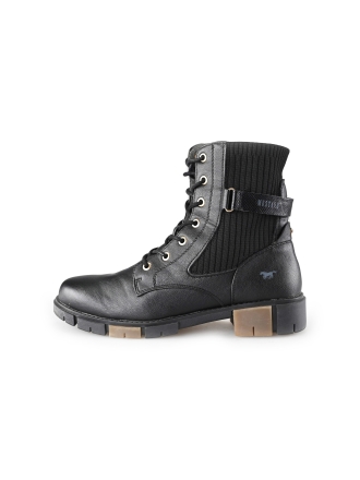 Mustang Schnürstiefel Schwarz 196253