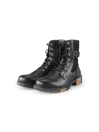 Mustang Schnürstiefel Schwarz 196253