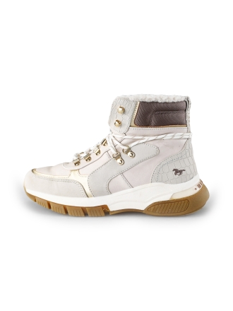 Mustang Schnürschuhe Beige 196294