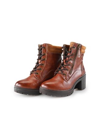 Mustang Schnürstiefel Braun 196454