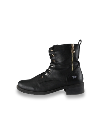 Mustang Schnürstiefel Schwarz 199408
