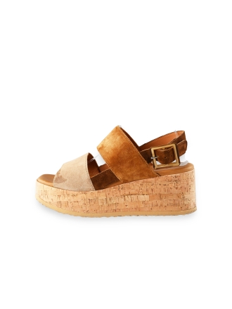 VIA VAI Sandalen Braun 200277