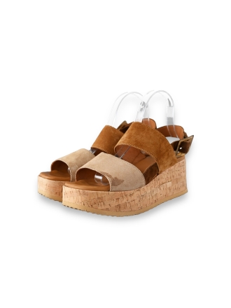 VIA VAI Sandalen Braun 200277