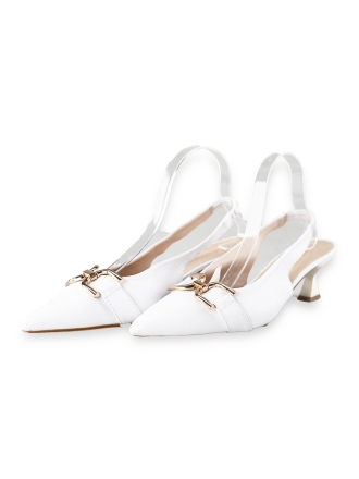 Lina Locchi Slingbacks Weiß 200953