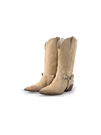 Elena Iachi Cowboystiefel Beige 203673
