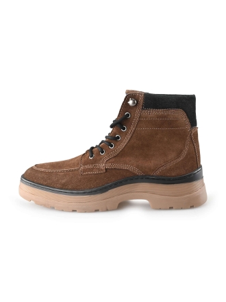 Outfielder Schnürstiefel Braun 204297