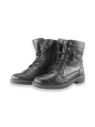 Feyn Schnürstiefel Schwarz 205142
