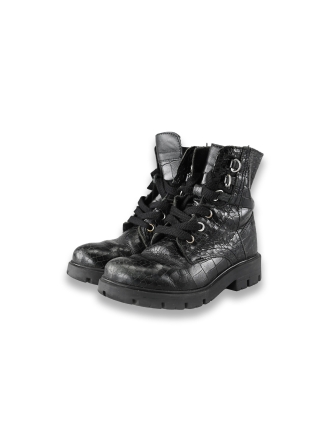 Omoda Schnürstiefel Schwarz 208129
