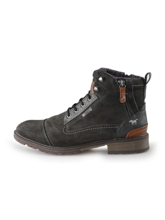 Mustang Schnürstiefel Grau 201440