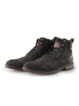 Mustang Schnürstiefel Grau 201440