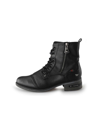 Mustang Schnürstiefel Schwarz 202370