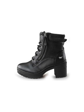 Mustang Schnürstiefel Schwarz 203391
