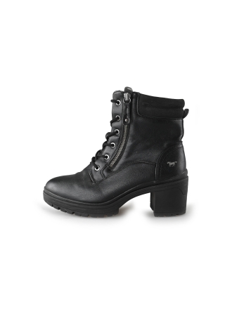 Mustang Schnürstiefel Schwarz 206977