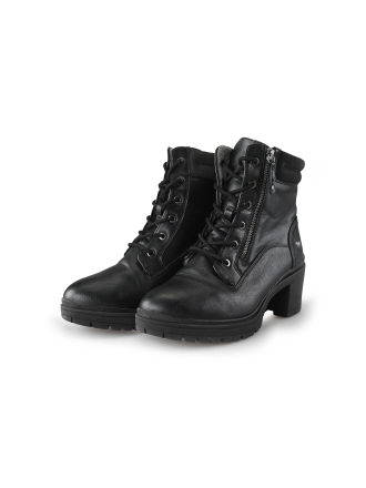 Mustang Schnürstiefel Schwarz 206977