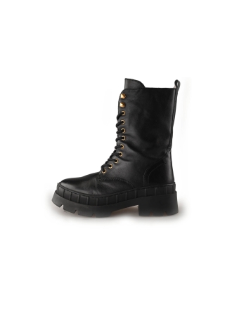 Omoda Schnürstiefel Schwarz 210212