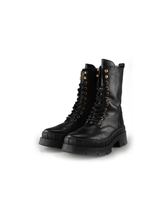 Omoda Schnürstiefel Schwarz 210212