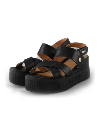 Mustang Sandalen Schwarz 210228