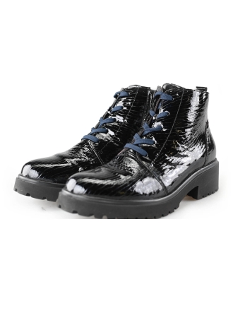 Waldlaufer Schnürstiefel Schwarz 210503