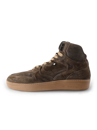 Floris van Bommel Hohe Sneaker Braun 210518