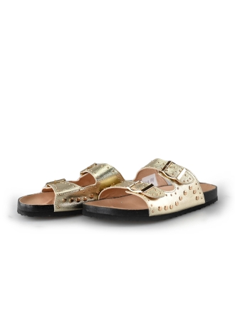 Ann Rocks Flip-Flops Gold 210988