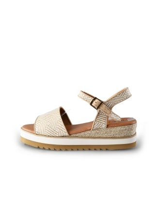 Mia & Jo Keilschuhe Beige 211707