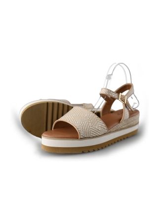 Mia & Jo Keilschuhe Beige 211707