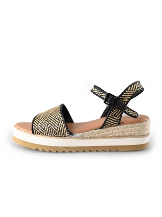 Mia & Jo Keilschuhe Schwarz 211814