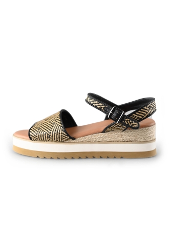 Mia & Jo Keilschuhe Schwarz 211815