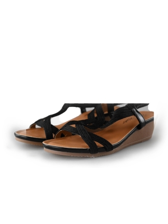 Ella Cruz Keilschuhe Schwarz 211889
