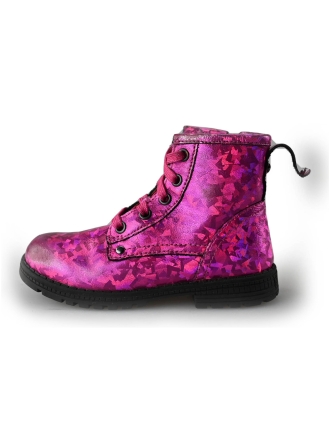 Keq Schnürstiefel Lila 211979