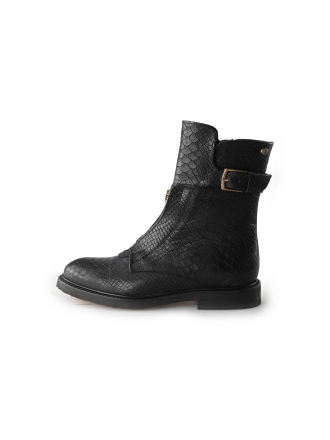 Fred de La Bretoniere Bikerstiefel Schwarz 212345