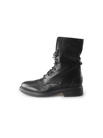 Shabbies Schnürstiefel Schwarz 212404