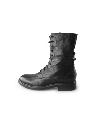 Shabbies Schnürstiefel Schwarz 212484
