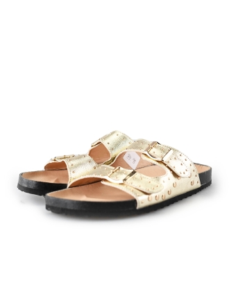 Ann Rocks Flip-Flops Gold 213578