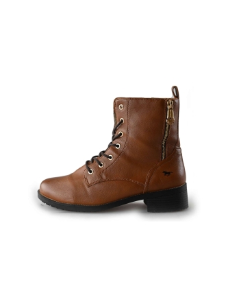 Mustang Schnürstiefel Braun 213878