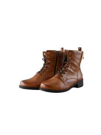 Mustang Schnürstiefel Braun 213878