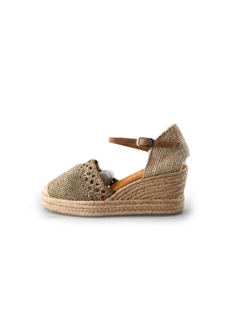 Unisa Keilschuhe Gold 214028