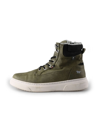 Mustang Schnürstiefel Grün 214202