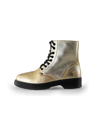 Muyters Schnürstiefel Gold 215305