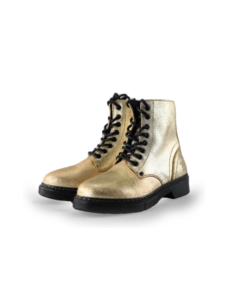 Muyters Schnürstiefel Gold 215305